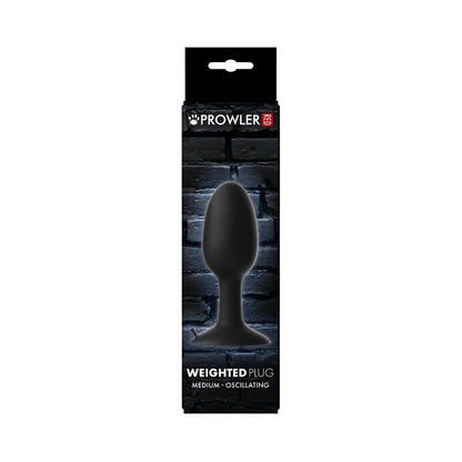 Prowler RED Weighted Butt Plug Black 11