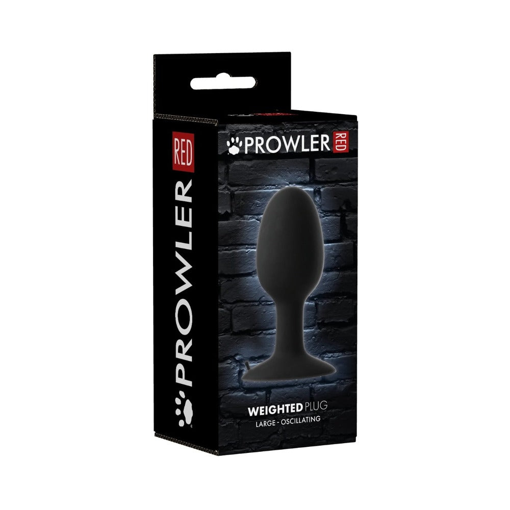 Prowler RED Weighted Butt Plug Black 2
