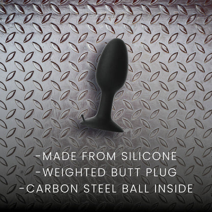 Prowler RED Weighted Butt Plug Black 4