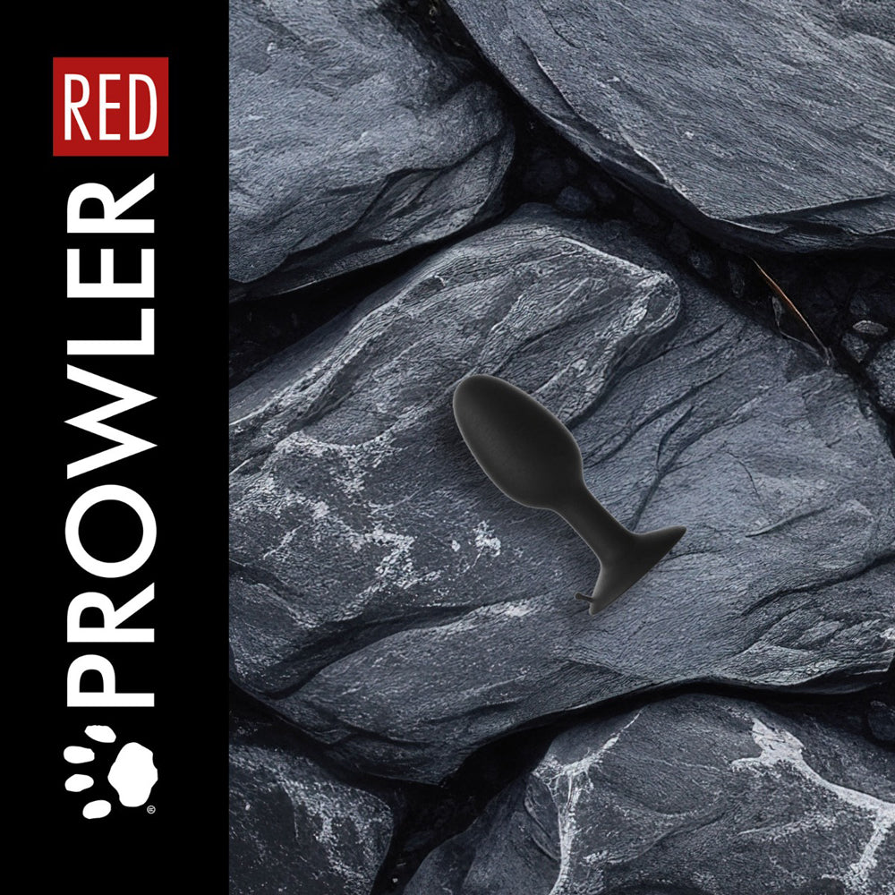 Prowler RED Weighted Butt Plug Black 5