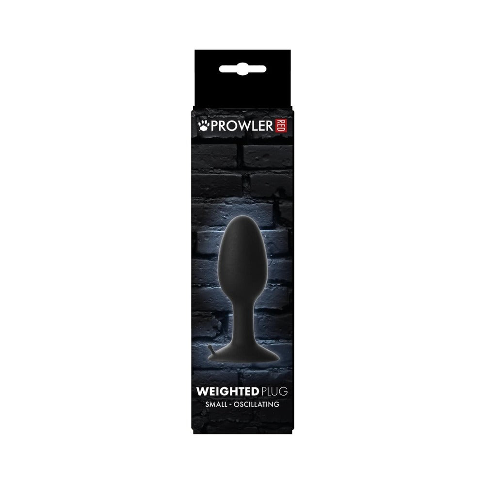 Prowler RED Weighted Butt Plug Black 6