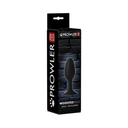Prowler RED Weighted Butt Plug Black 