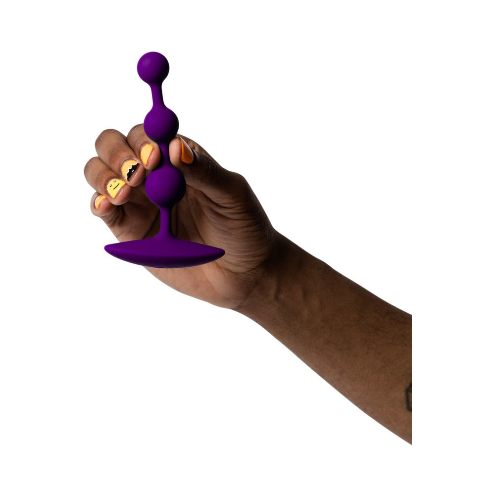 ROMP Amp Silicone Anal Plug Dark Purple 4