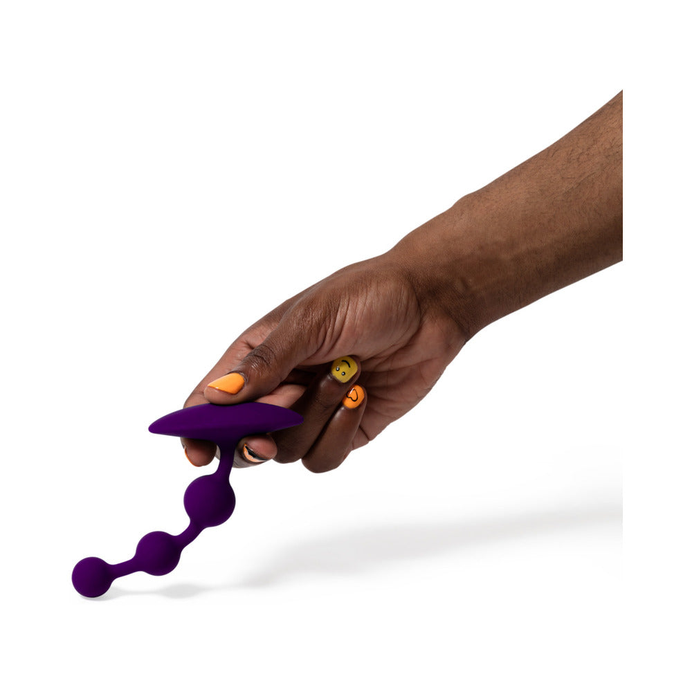 ROMP Amp Silicone Anal Plug Dark Purple 6
