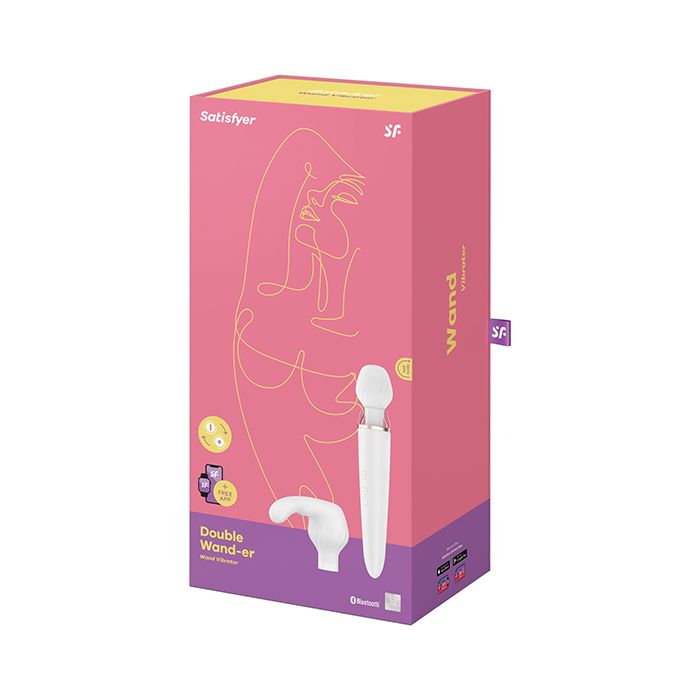 Satisfyer Double Wand-er - White 3