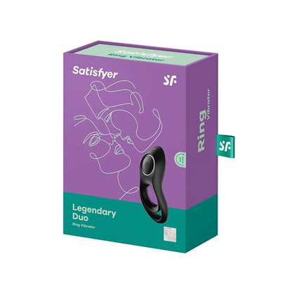 Satisfyer Legendary Duo Ring Vibrator - Black 4