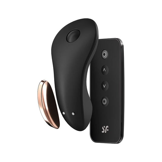 Satisfyer Little Secret Panty Vibrator - Black 