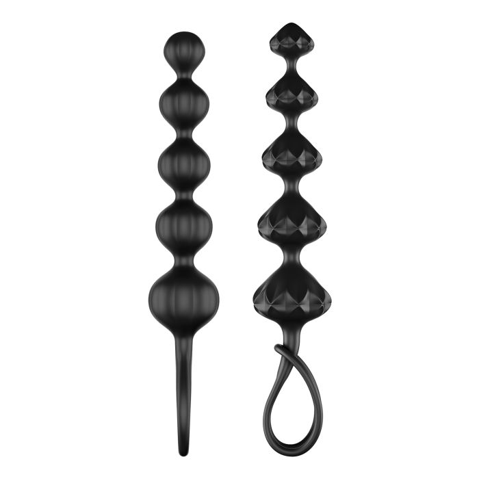 Satisfyer Love Beads Soft Silicone Beads - Set of 2 Black 2