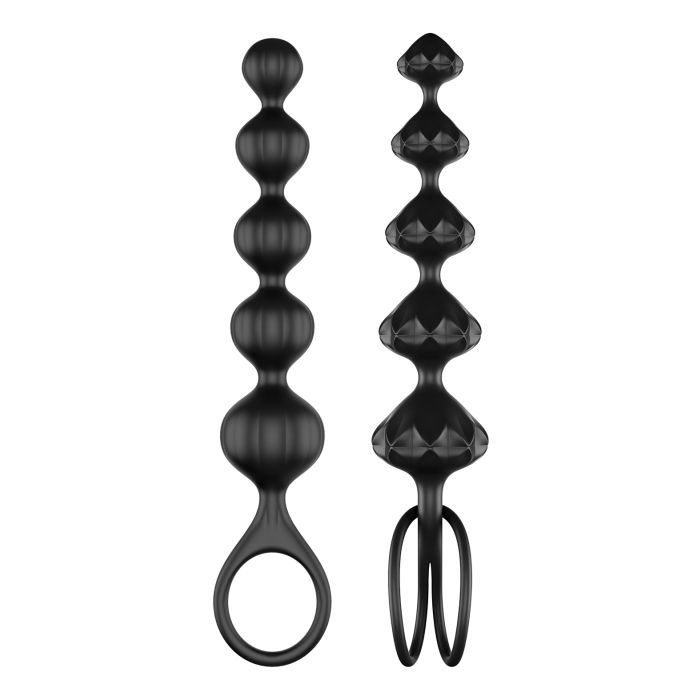 Satisfyer Love Beads Soft Silicone Beads - Set of 2 Black 3
