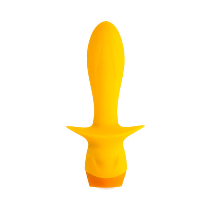 Selopa Mellow Yellow Rechargeable Vibrating Plug Silicone Yellow 1