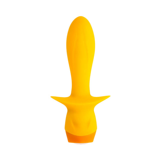 Selopa Mellow Yellow Rechargeable Vibrating Plug Silicone Yellow 1