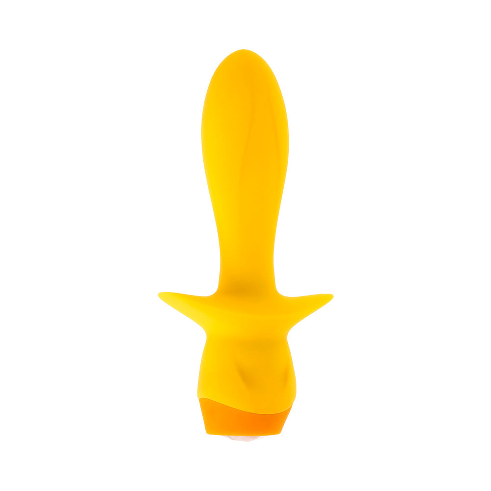 Selopa Mellow Yellow Rechargeable Vibrating Plug Silicone Yellow 4