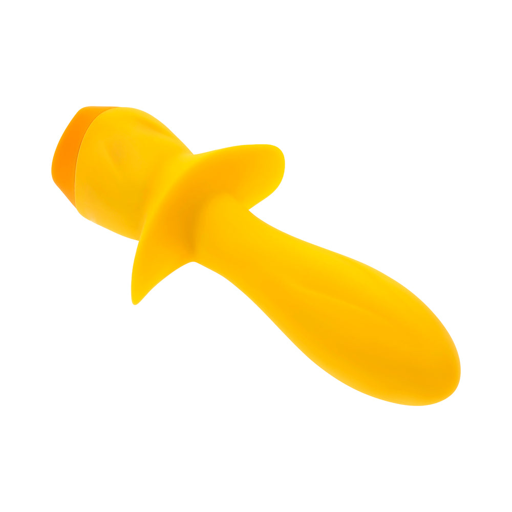 Selopa Mellow Yellow Rechargeable Vibrating Plug Silicone Yellow 5