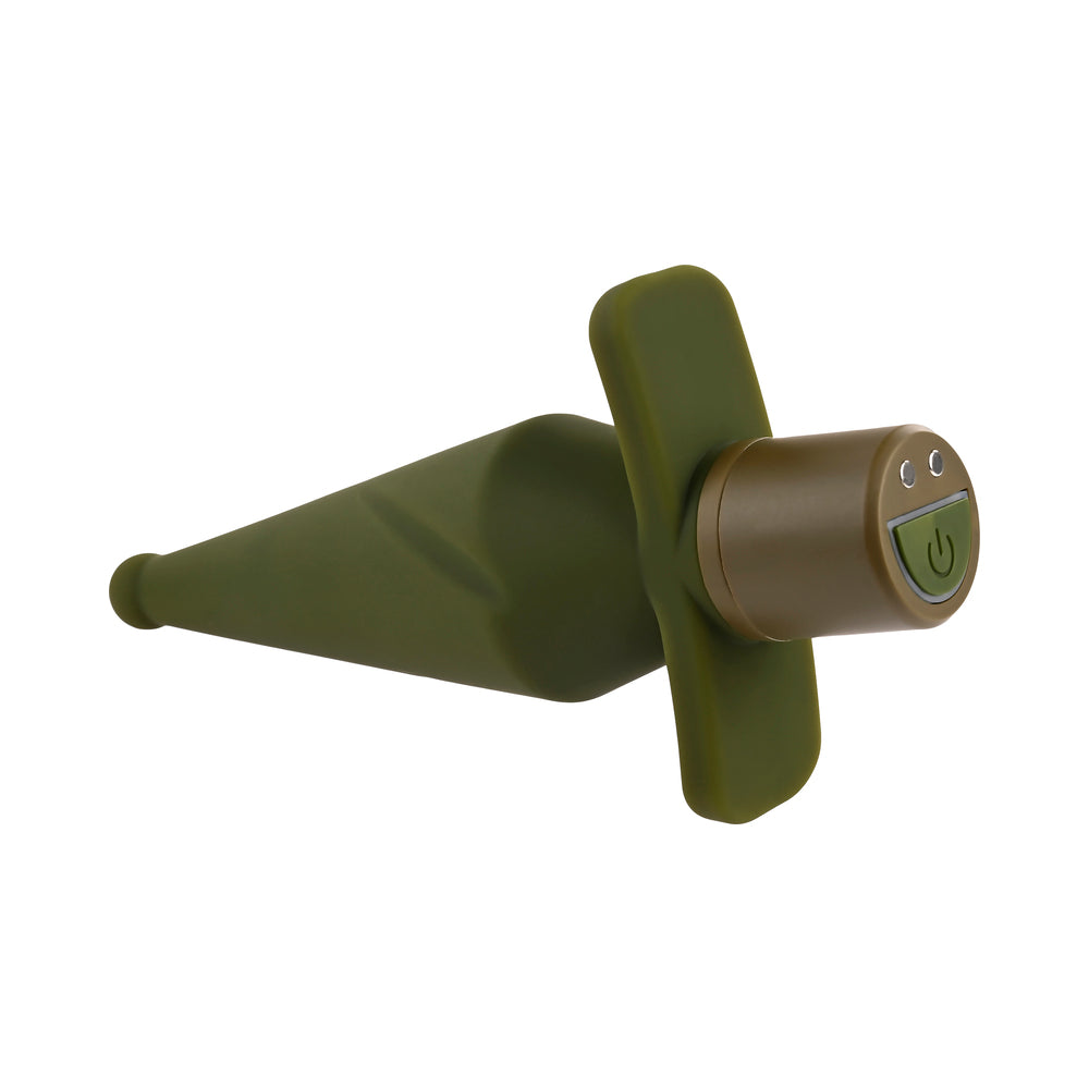 Selopa The Private Rechargeable Butt Plug Silicone Green 4