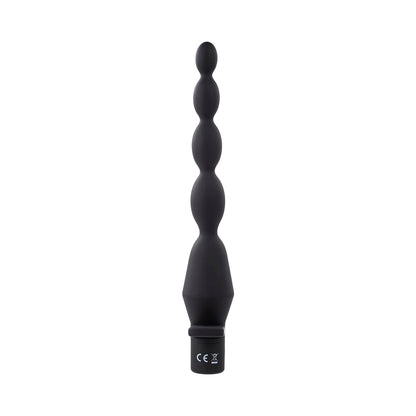 Selopa Vibrating Butt Beads Rechargeable Anal Silicone Black 2