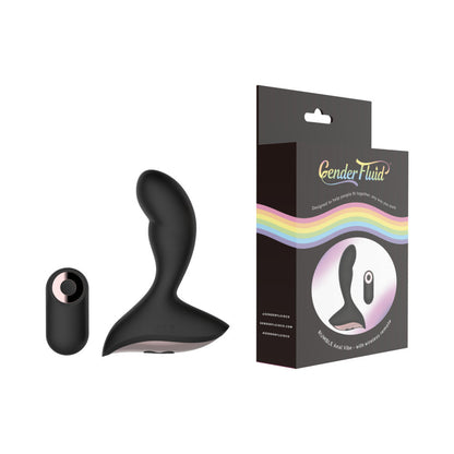 Shibari Gender Fluid Rumble Rechargeable Remote-Controlled Silicone Anal Vibrator Black11