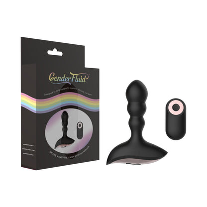 Shibari Gender Fluid Shake Rechargeable Remote-Controlled Silicone Anal Vibrator Black10