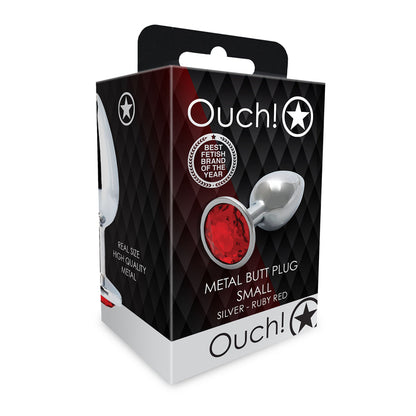 Shots Ouch! Round Gem Butt Plug Small 16