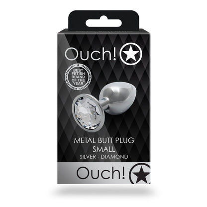 Shots Ouch! Round Gem Butt Plug Small 8