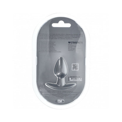Shots Ouch! Smooth Silicone Anal Plug Small 2.6 in. 3