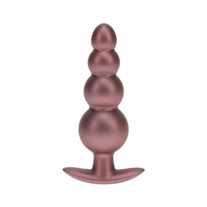 Shots Ouch! Smooth Silicone Beaded Anal Plug 4.6 in. 3