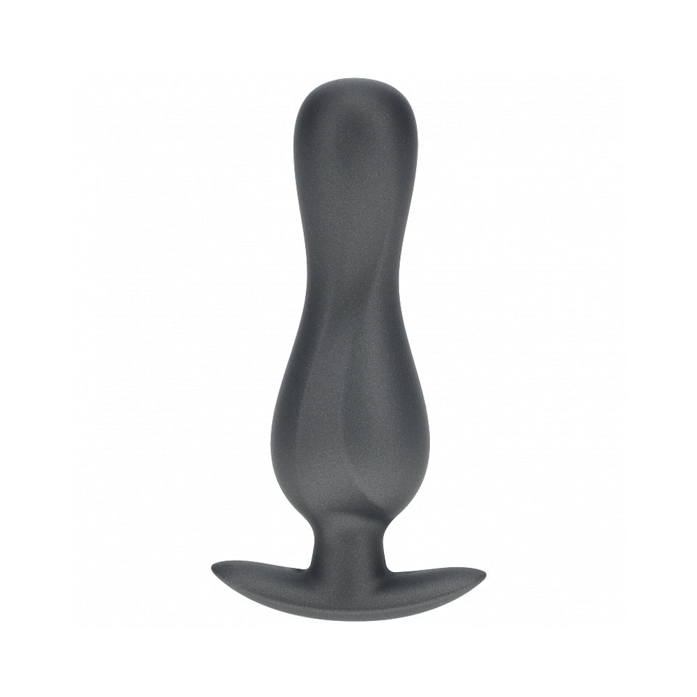 Shots Ouch! Smooth Silicone Curvy Anal Plug 4.6 in. 4