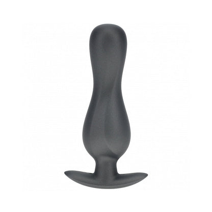 Shots Ouch! Smooth Silicone Curvy Anal Plug 4.6 in. 4