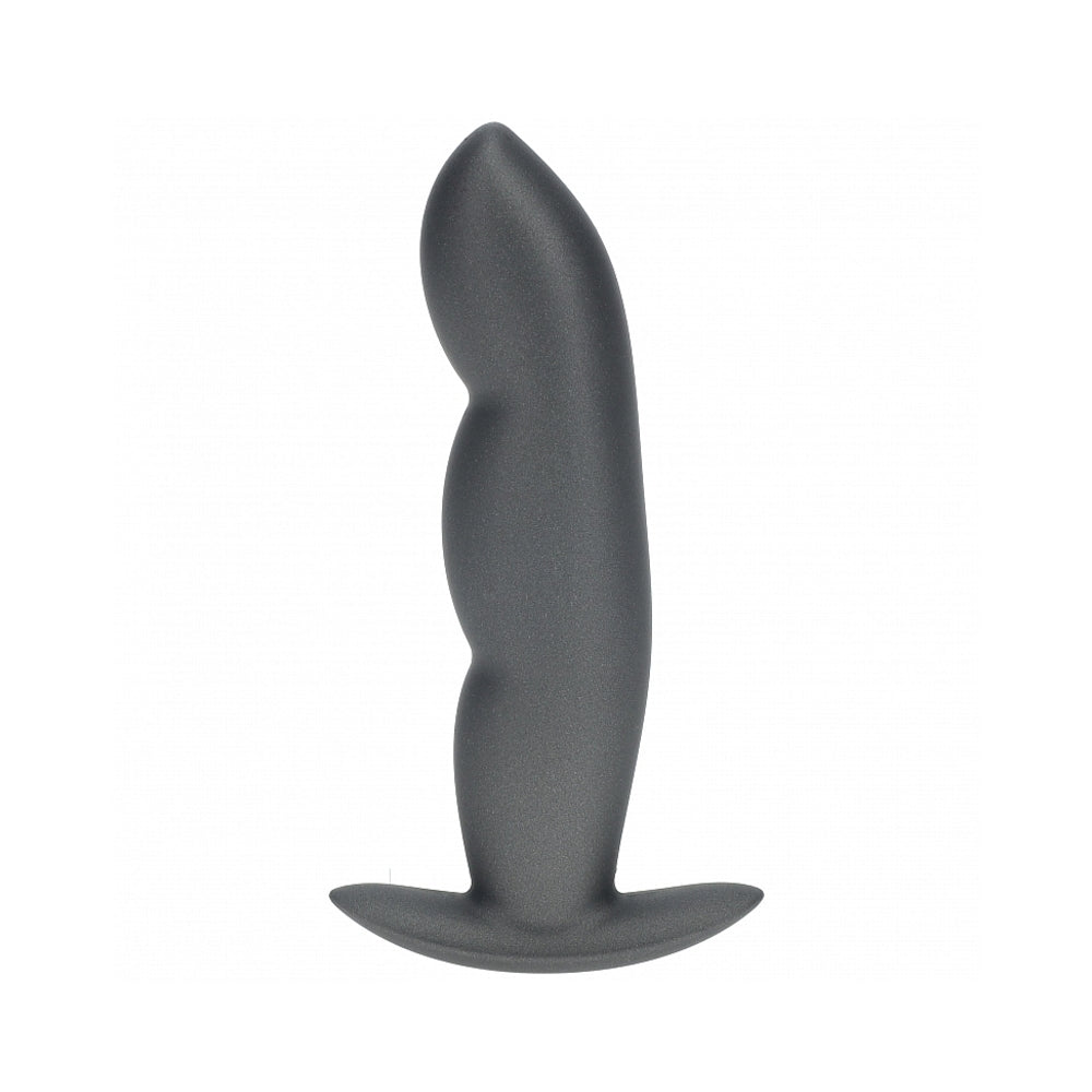 Shots Ouch! Smooth Silicone Finger Anal Plug 4.6 in. 3