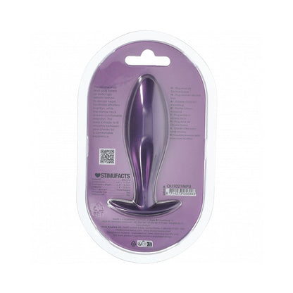 Shots Ouch! Smooth Silicone Oval Anal Plug 4.6 in. 5