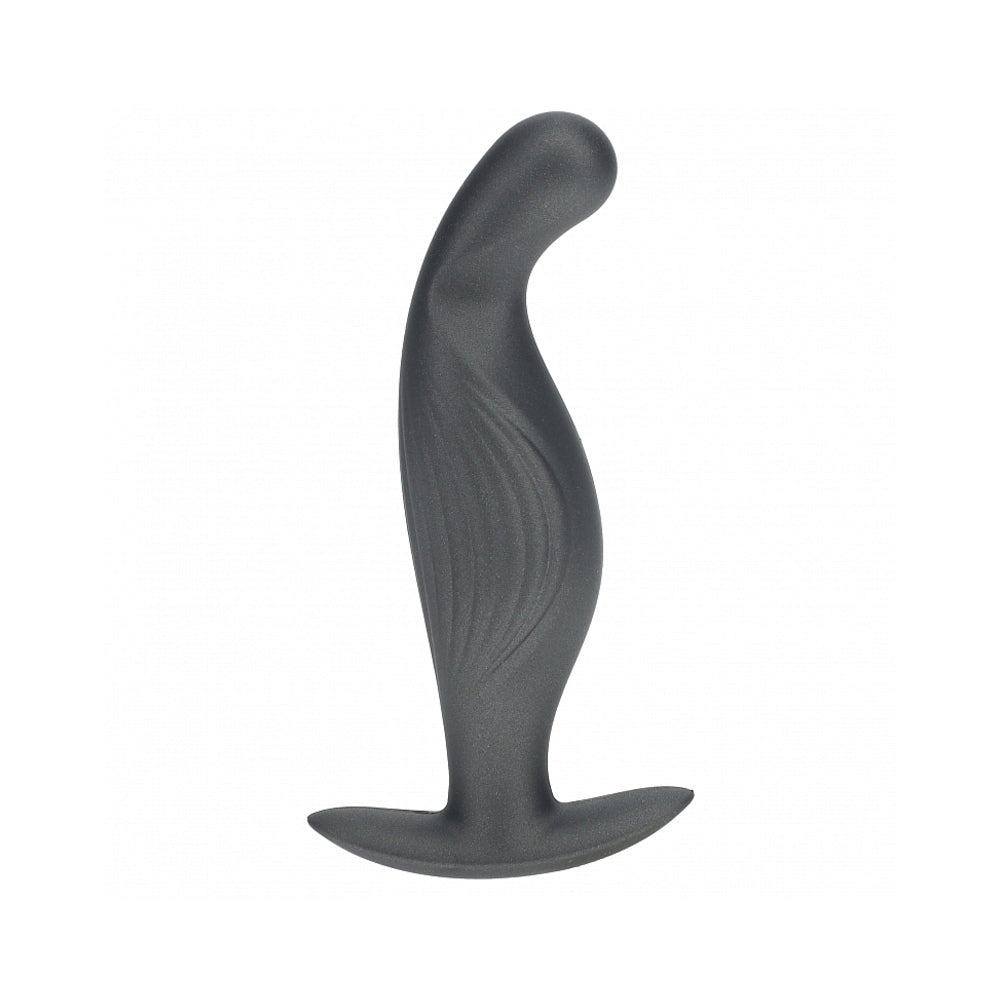 Shots Ouch! Smooth Silicone P-Spot Anal Plug 4.6 in. 2