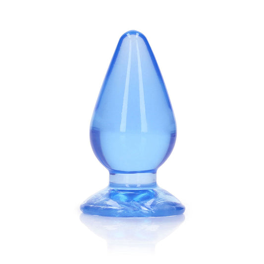 Shots RealRock Crystal Clear 3.5 in. Anal Plug 
