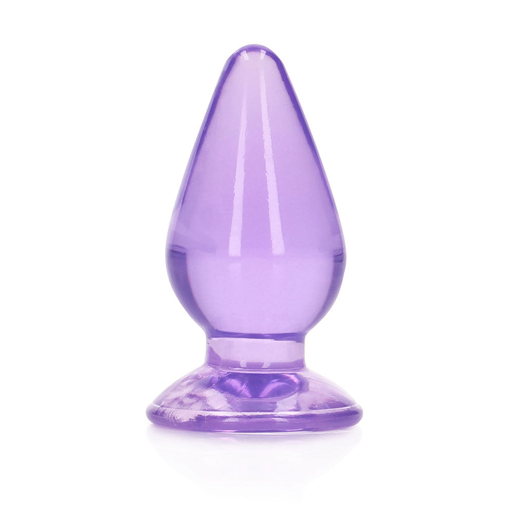 Shots RealRock Crystal Clear 4.5 in. Anal Plug 2