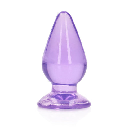 Shots RealRock Crystal Clear 4.5 in. Anal Plug 2