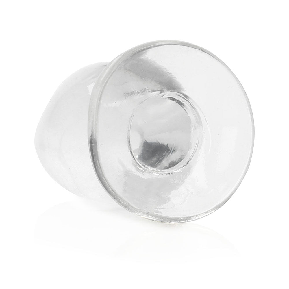 Shots RealRock Crystal Clear 4.5 in. Anal Plug 6