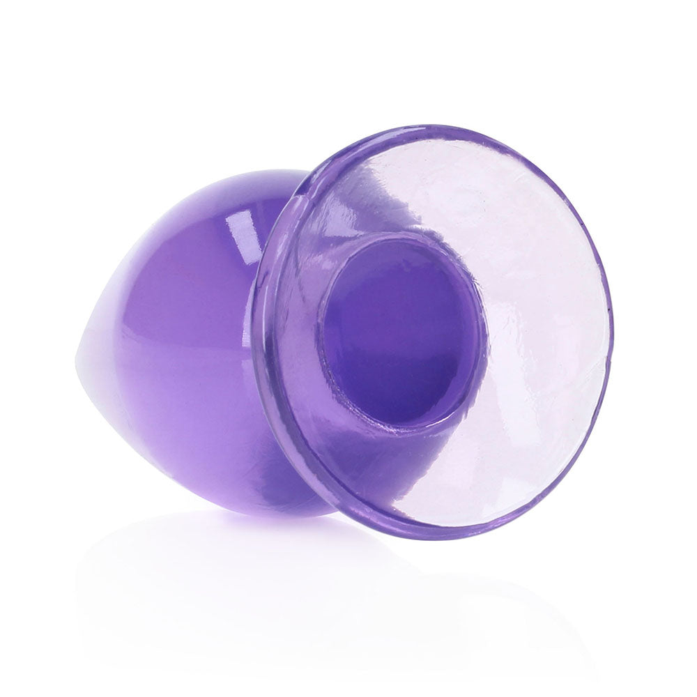 Shots RealRock Crystal Clear 4.5 in. Anal Plug 9