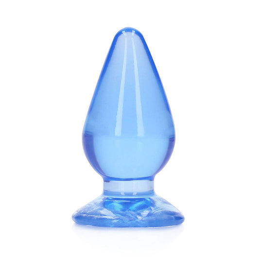 Shots RealRock Crystal Clear 4.5 in. Anal Plug 