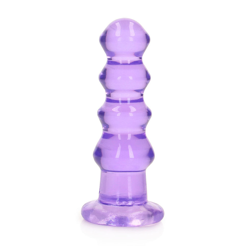 Shots RealRock Crystal Clear Curvy 5.5 in. Dildo/Plug 1