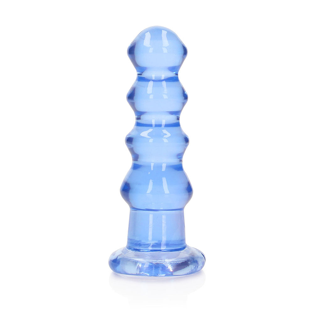 Shots RealRock Crystal Clear Curvy 5.5 in. Dildo/Plug 