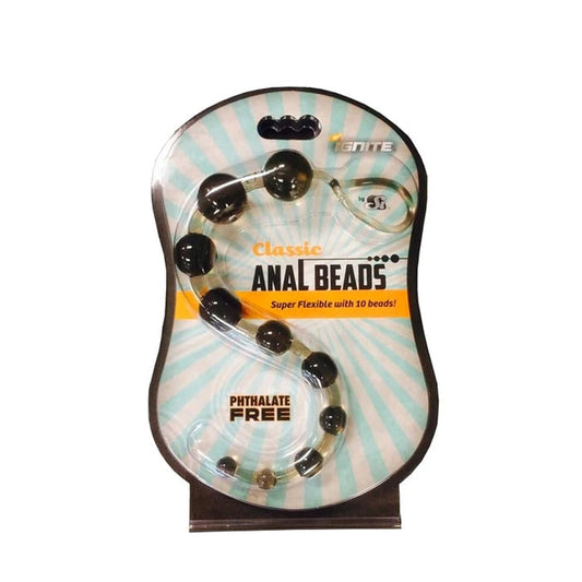 Si Novelties Classic Anal Beads (Black) 