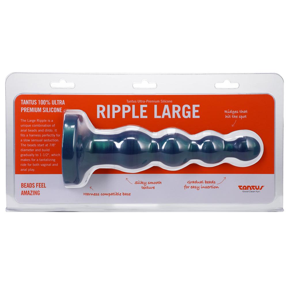 Tantus Ripple Large 8 in. Anal Beads Dildo Medium 