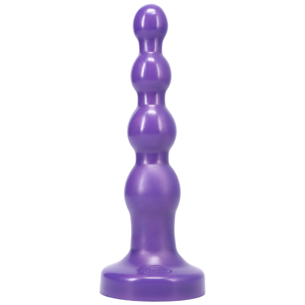 Tantus Ripple Large Beaded Anal Plug Midnight Purple 