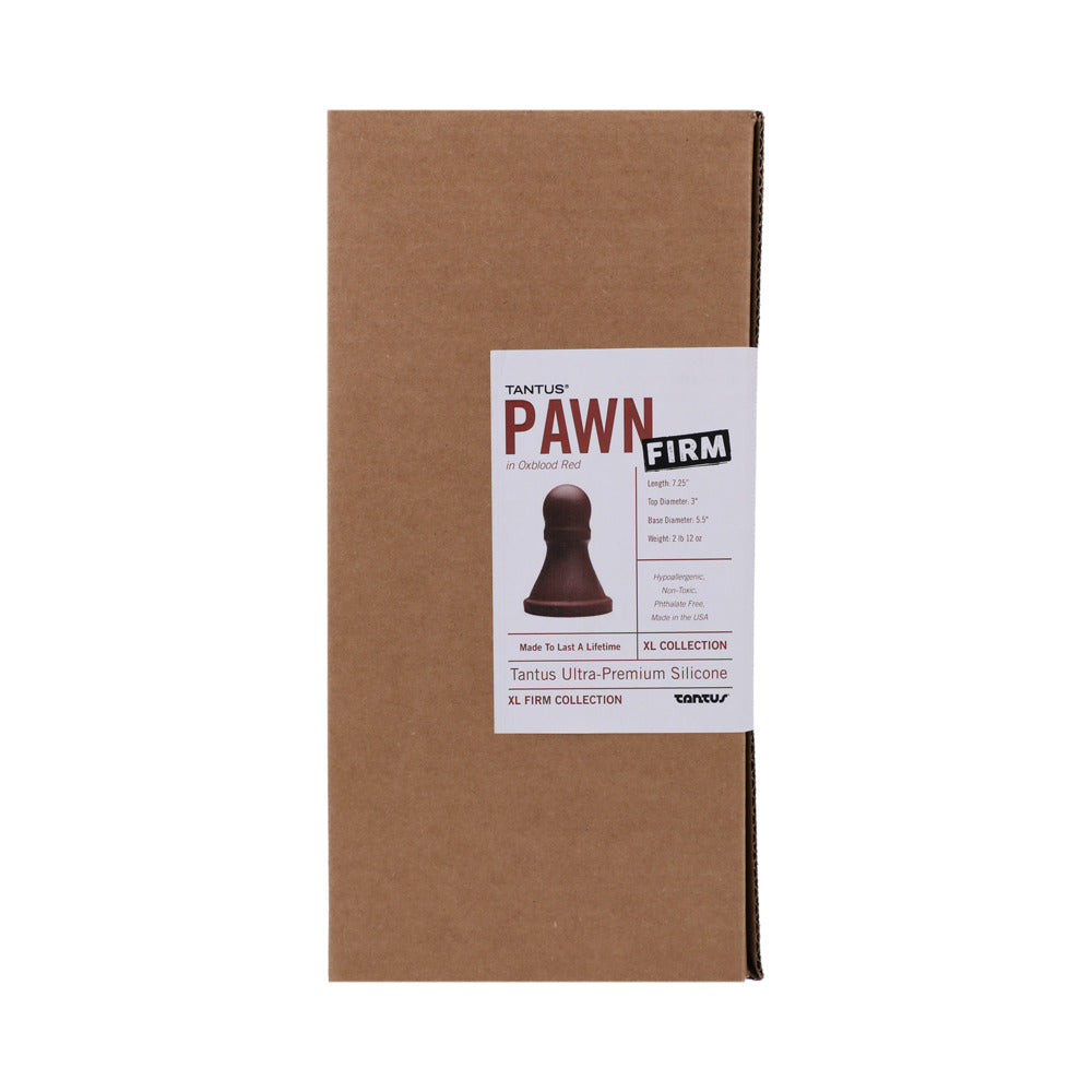 Tantus The Pawn Firm Dildo Garnet (Box) 2