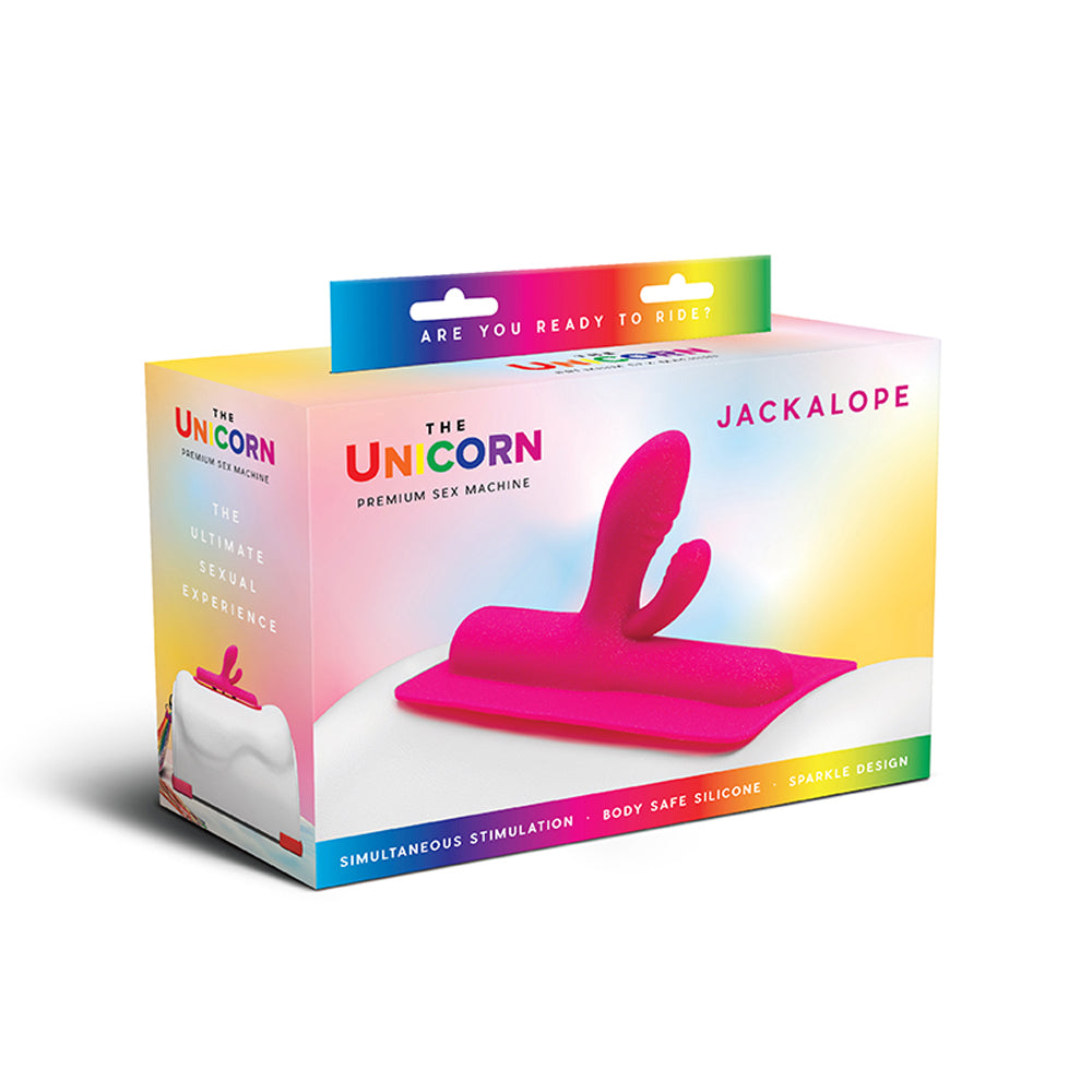 The Cowgirl Unicorn Jackalope Bulbous Double Stimulation Silicone Attachment 