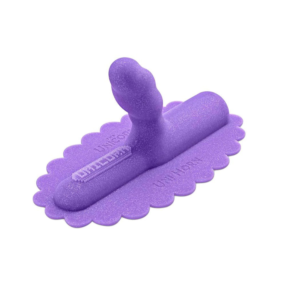The Cowgirl Unicorn Uni Horn Twisted Textured Silicone Attachment 3
