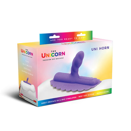 The Cowgirl Unicorn Uni Horn Twisted Textured Silicone Attachment 