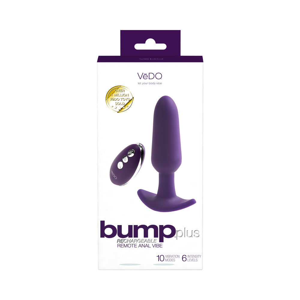 VeDO Bump Plus Rechargeable Remote Control Anal Vibe12