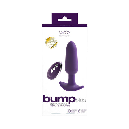 VeDO Bump Plus Rechargeable Remote Control Anal Vibe12