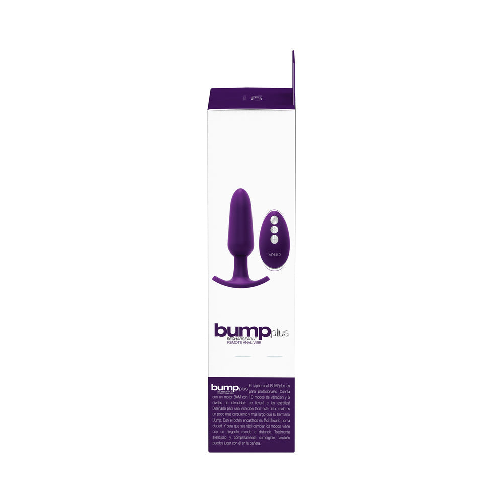 VeDO Bump Plus Rechargeable Remote Control Anal Vibe13