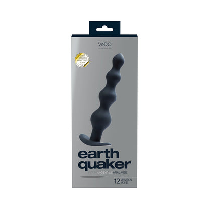 VeDO Earth Quaker Anal Vibe - Just Black - Men's 5