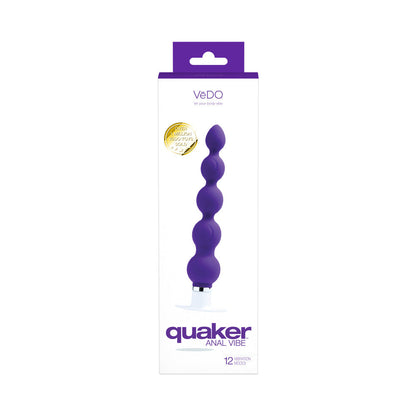 VeDO Quaker Anal Vibe Into You Indigo 5